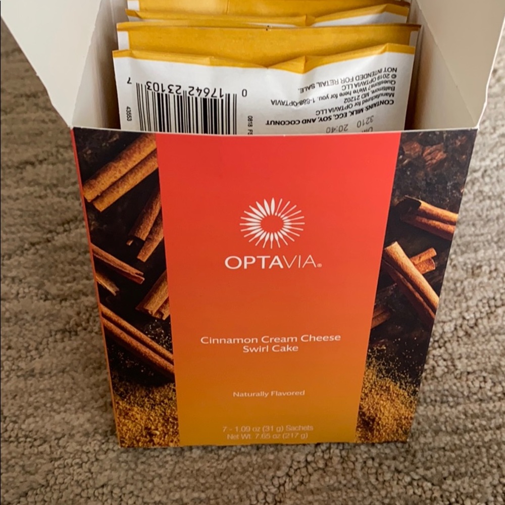 Optavia Cinnamon Cream Cheese Swirl Cake